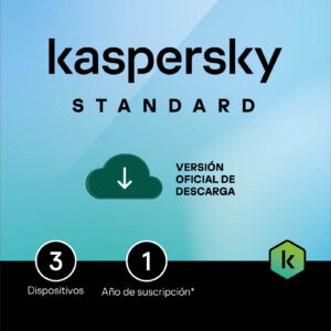 Kaspersky STANDARD  / 3 dispositivos / 1 año / base